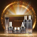 [ESHUMI] Black Snail Perfect Hydrator 6-piece set - Skin Regeneration, Anti-Aging, Deep Moisture with Snail Mucin, Green Tangerine & Shea Butter - Made in Korea